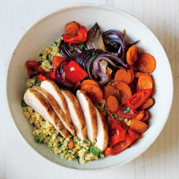 Buddha Bowl mit Hirse & Hühnchen